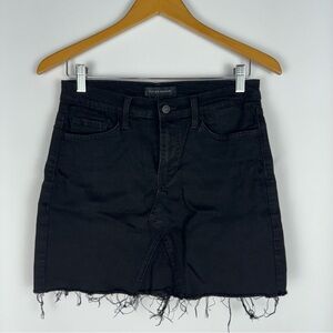 Flying Monkey Black Denim Skirt
